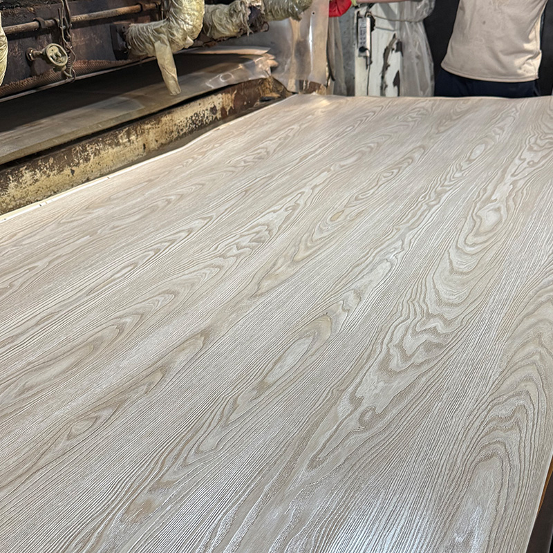 Melamine paper composited EV Veneer